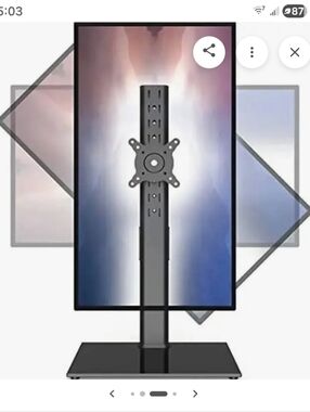Hemudu HT05B-003 Single Computer Swivel Monitor Stand Adjustable